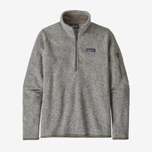 Patagonia Better Sweater quarter zip fleece in Birch White